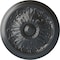 Ekena Millwork Vienna Ceiling Medallion (Fits Canopies up to 3 1/4"), Hand-Painted Pewter, 16 7/8"OD x 5/8"P CM17VIPES - alternate 1